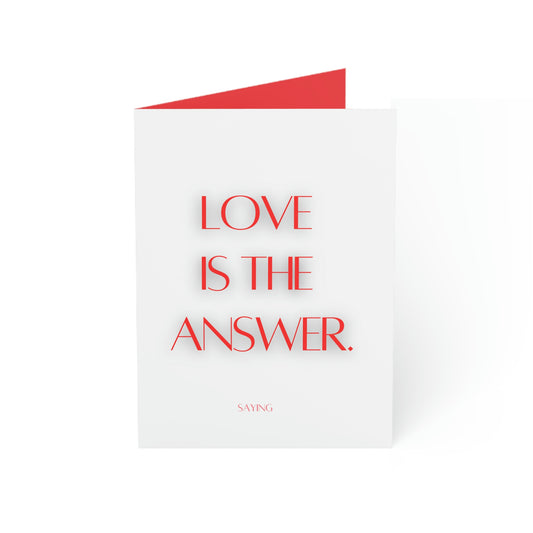 Inspire Empire || Greeting Cards || Love is the answer.