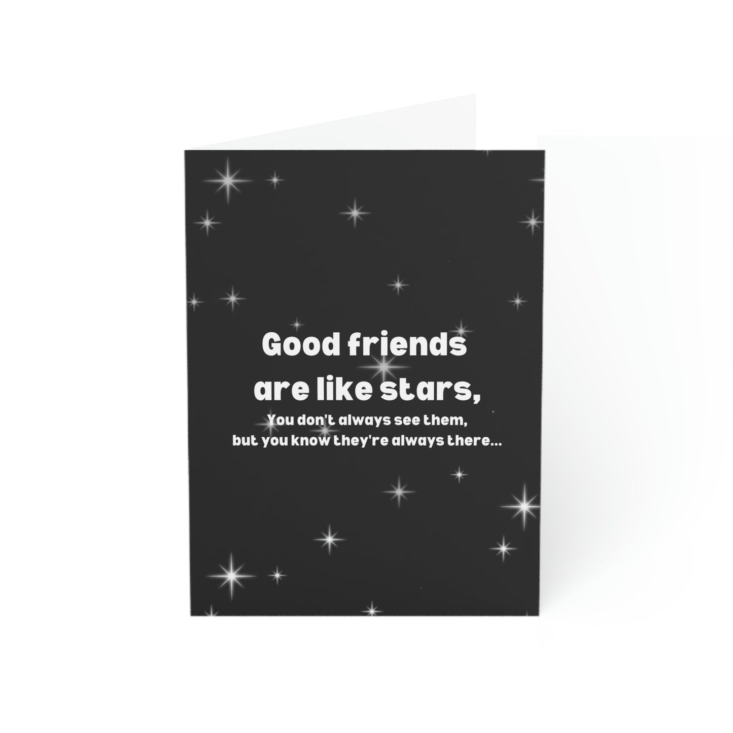 Inspire Empire || Greeting Cards || Good friends are like stars!